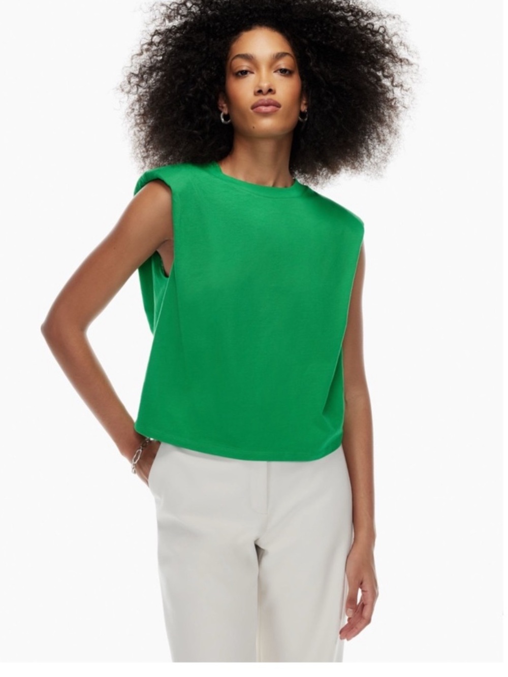Shoulder Pad Tee Babaton